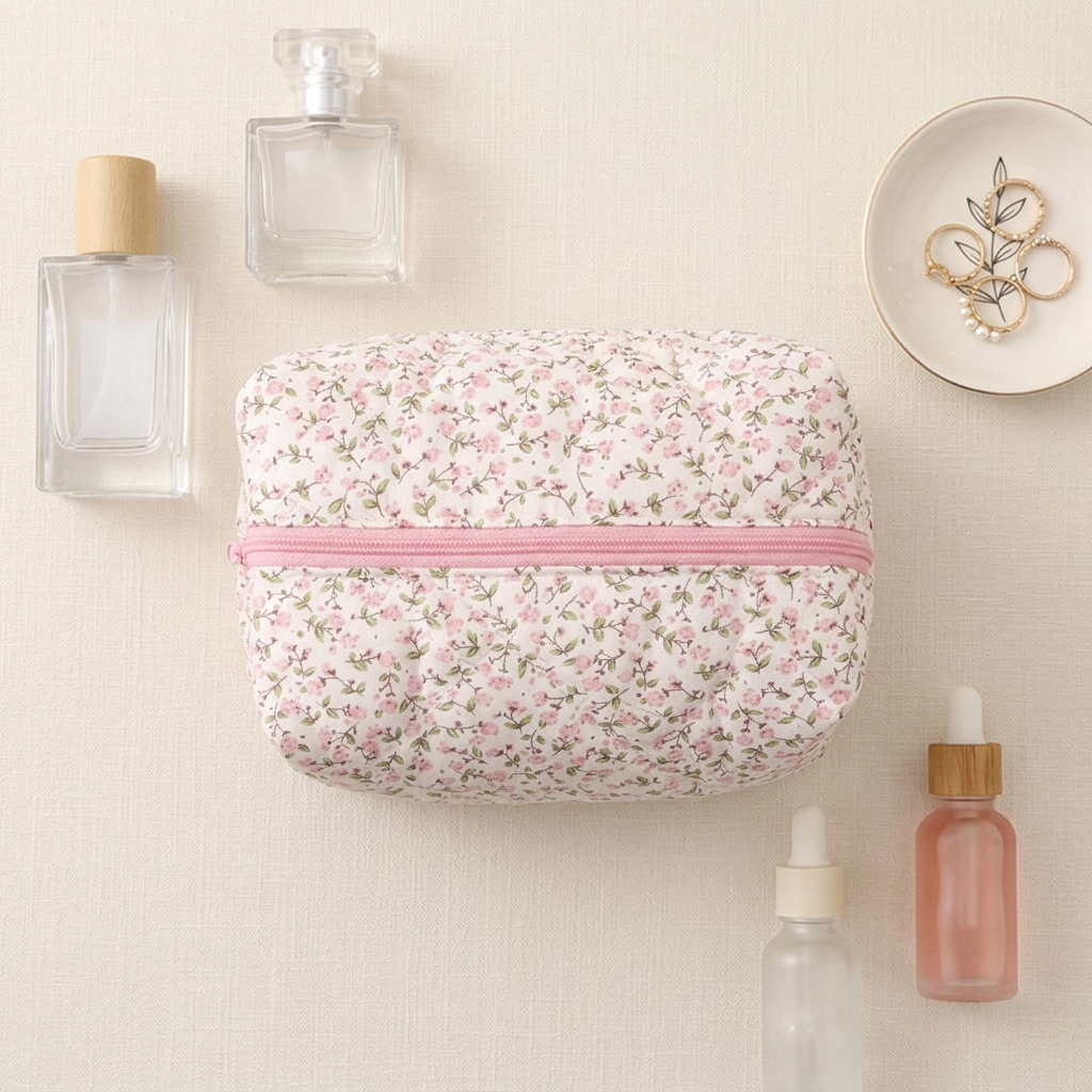 Essentials neatly organized with the Pouchéa bag